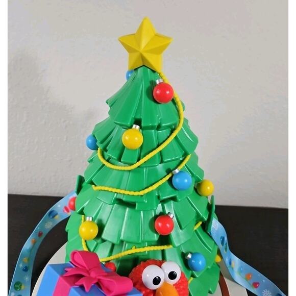 Busch Gardens 2023 Elmo Christmas Tree Present Holiday Popcorn Bucket NEW - Picture 2 of 12